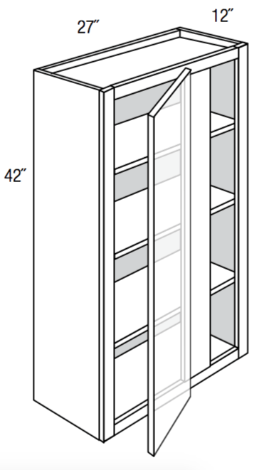 WBC2742 - Amesbury Mist - 42" High Wall Blind