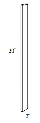 WF330 - Essex Truffle - 3" x 30" Filler