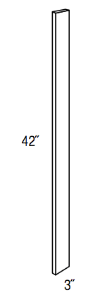 WF342 - Upton Brown - 3" x 42" Filler