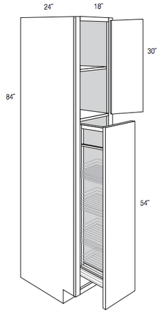 Recessed pantry best sale