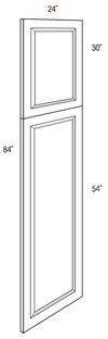 WPDEC84 - Norwich Slab - 84" Tall Decorative End Panel