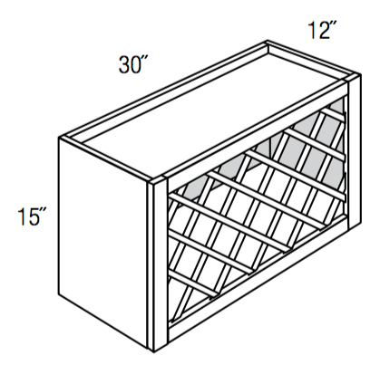 WR3015  - Trenton Slab - Wine Rack